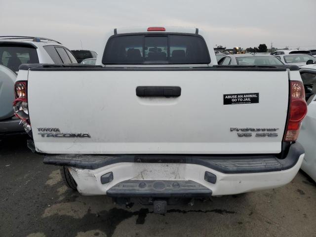 5TEKU72N58Z502559 - 2008 TOYOTA TACOMA DOUBLE CAB PRERUNNER LONG BED WHITE photo 6