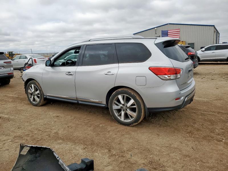 5N1AR2MN2EC729288 - 2014 NISSAN PATHFINDER S SILVER photo 2