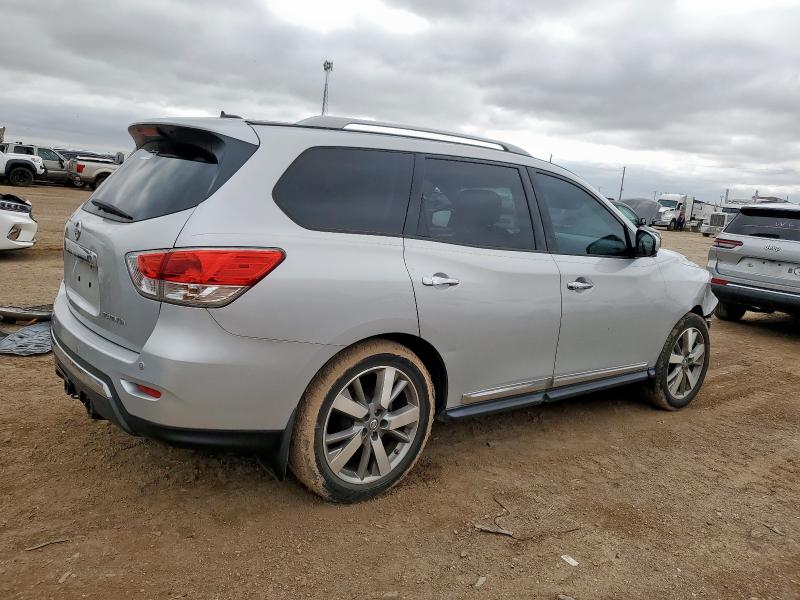 5N1AR2MN2EC729288 - 2014 NISSAN PATHFINDER S SILVER photo 3