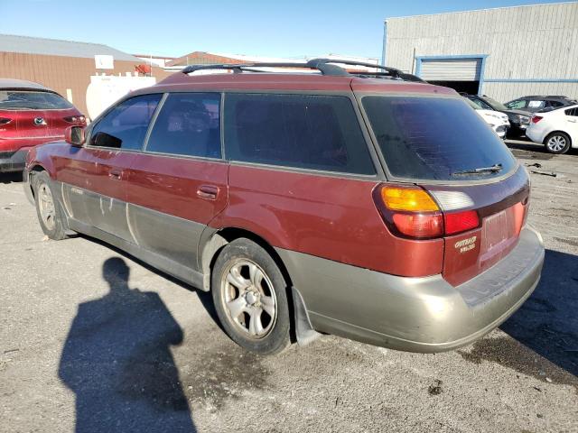 4S3BH895337645686 - 2003 SUBARU LEGACY OUTBACK H6 3.0 SPECIAL RED photo 2