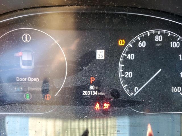 1HGCV1F32JA206620 - 2018 HONDA ACCORD SPORT შავი ფოტო 9