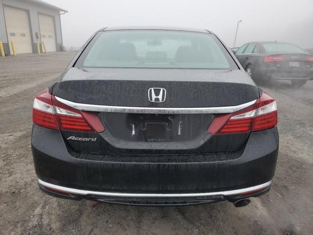 1HGCR2F31HA290823 - 2017 HONDA ACCORD LX BLACK photo 6