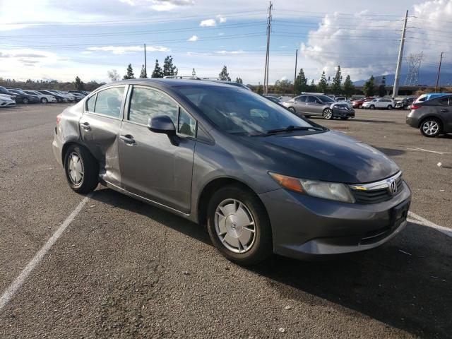 2HGFB2F66CH555760 - 2012 HONDA CIVIC HF GRAY photo 4