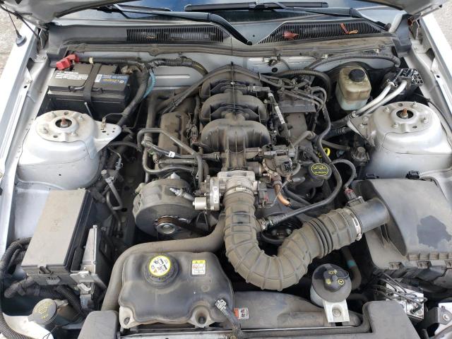 1ZVFT80N155150833 - 2005 FORD MUSTANG SILVER photo 11