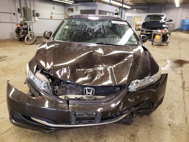 2HGFB2F59DH590673 - 2013 HONDA CIVIC LX BROWN photo 5