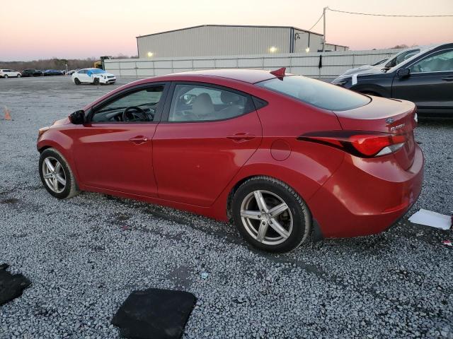 KMHDH4AE9EU151071 - 2014 HYUNDAI ELANTRA SE RED photo 2