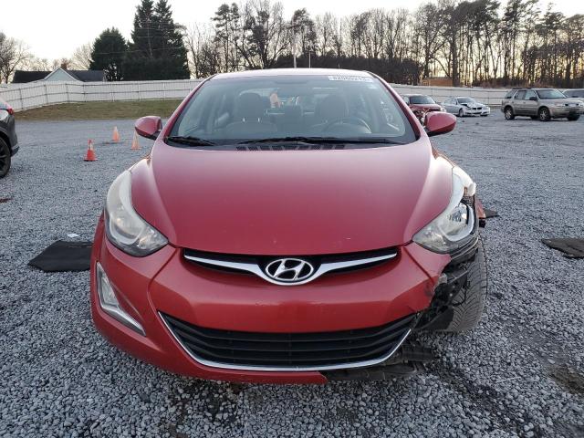 KMHDH4AE9EU151071 - 2014 HYUNDAI ELANTRA SE RED photo 5