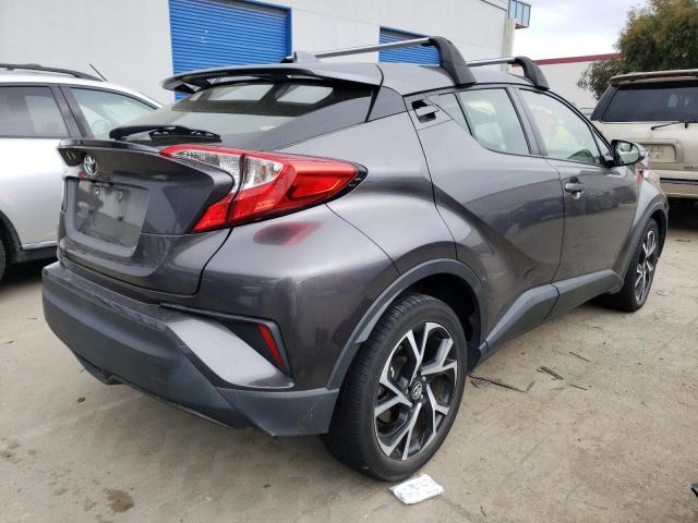 JTNKHMBX0K1012161 - 2019 TOYOTA C-HR XLE GRAY photo 3