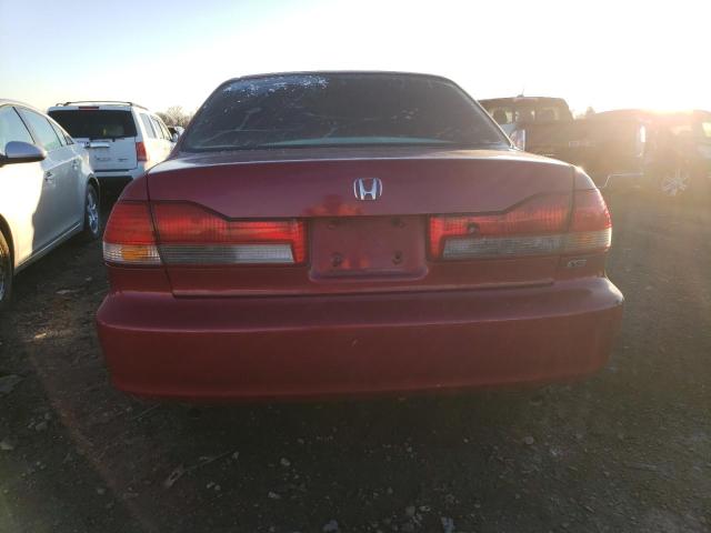 1HGCG16572A043959 - 2002 HONDA ACCORD EX RED photo 6