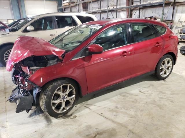 1FAHP3N2XCL445901 - 2012 FORD FOCUS TITANIUM RED photo 1