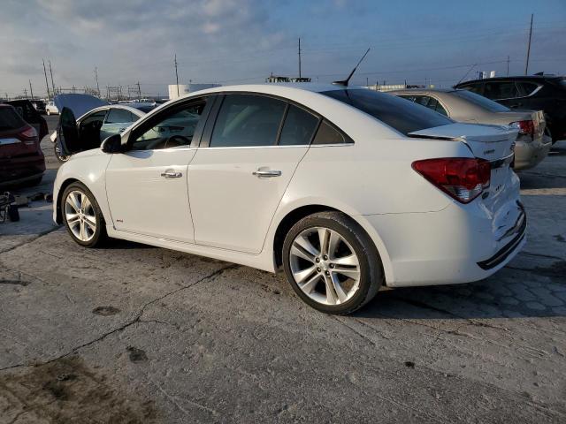 1G1PG5SB1E7359015 - 2014 CHEVROLET CRUZE LTZ WHITE photo 2