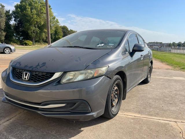 19XFB2F51DE051412 - 2013 HONDA CIVIC LX GRAY photo 2