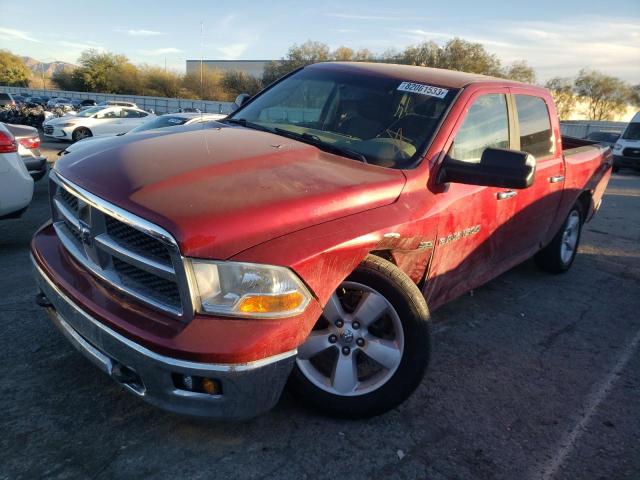 1C6RD7LT3CS274772 - 2012 DODGE RAM 1500 SLT RED photo 1