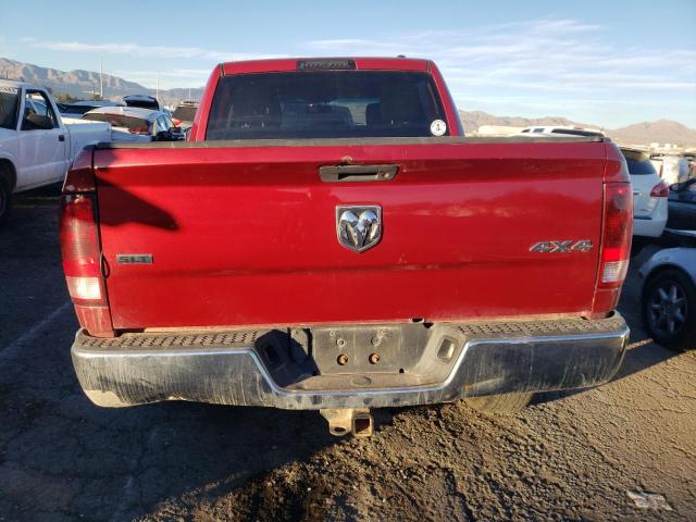 1C6RD7LT3CS274772 - 2012 DODGE RAM 1500 SLT RED photo 6