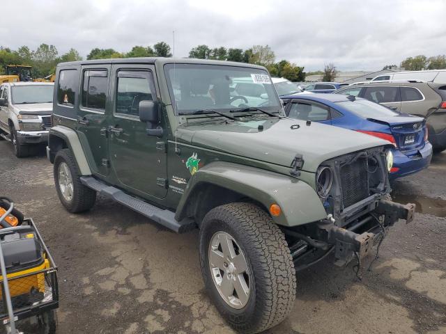 1J4GA59188L534906 - 2008 JEEP WRANGLER UNLIMITED SAHARA 绿色 照片 4
