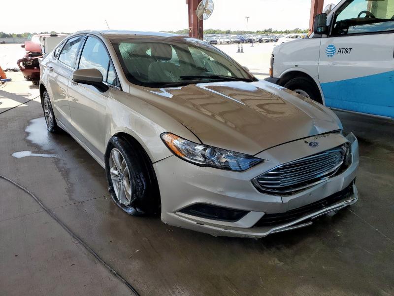 3FA6P0H77JR238054 - 2018 FORD FUSION SE ذهبي صورة 4