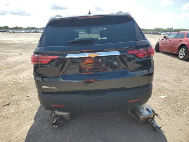 1GNERHKW3NJ148616 - 2022 CHEVROLET TRAVERSE LT BLACK photo 6