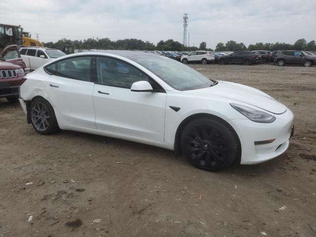 5YJ3E1EA1MF854296 - 2021 TESLA MODEL 3 Biały zdjęcie 4