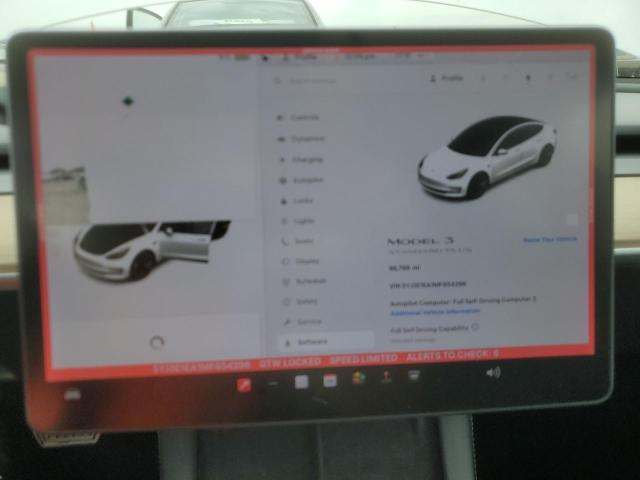 5YJ3E1EA1MF854296 - 2021 TESLA MODEL 3 Biały zdjęcie 9