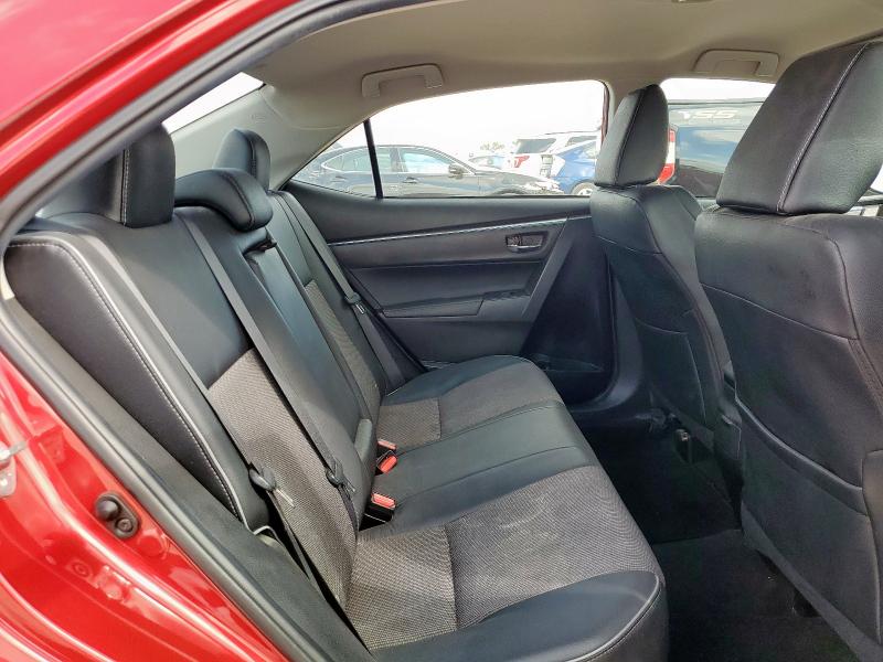 5YFBURHE7GP455929 - 2016 TOYOTA COROLLA L წითელი ფოტო 10