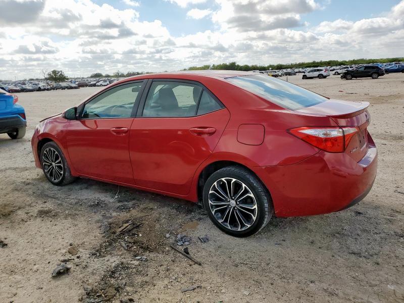 5YFBURHE7GP455929 - 2016 TOYOTA COROLLA L წითელი ფოტო 2