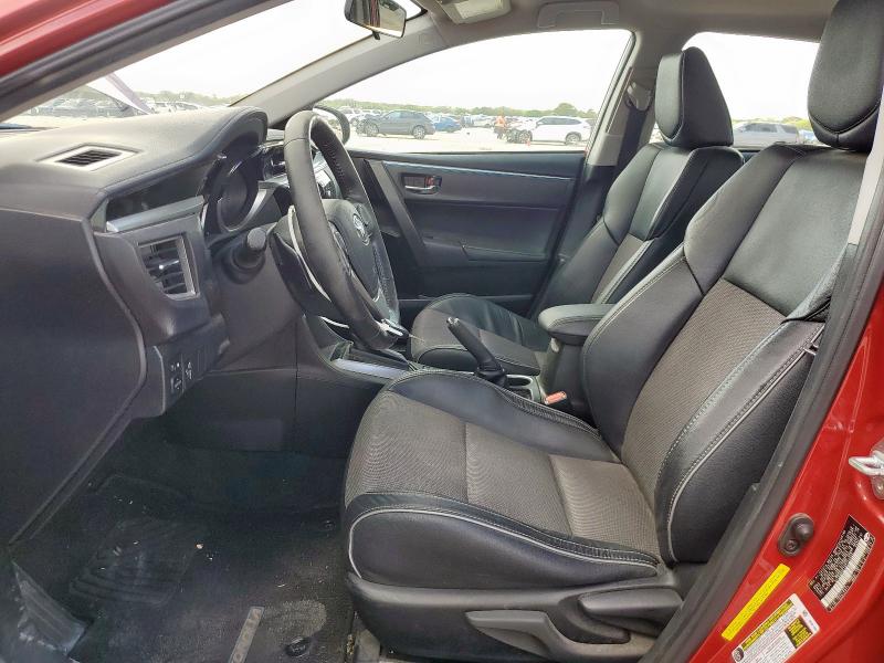 5YFBURHE7GP455929 - 2016 TOYOTA COROLLA L წითელი ფოტო 7