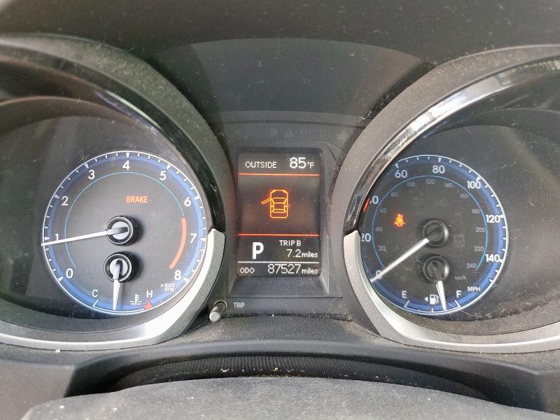 5YFBURHE7GP455929 - 2016 TOYOTA COROLLA L წითელი ფოტო 9