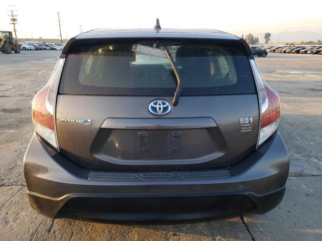 JTDKDTB30H1595203 - 2017 TOYOTA PRIUS C GRAY photo 6