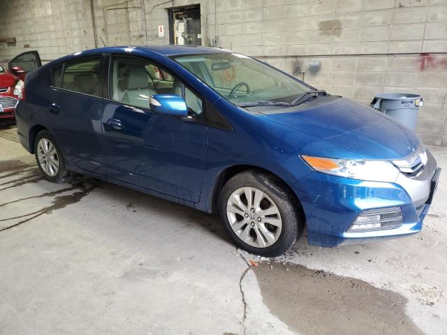 JHMZE2H72DS002654 - 2013 HONDA INSIGHT EX أزرق صورة 4