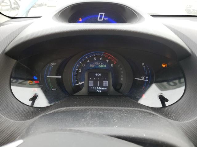 JHMZE2H72DS002654 - 2013 HONDA INSIGHT EX أزرق صورة 9