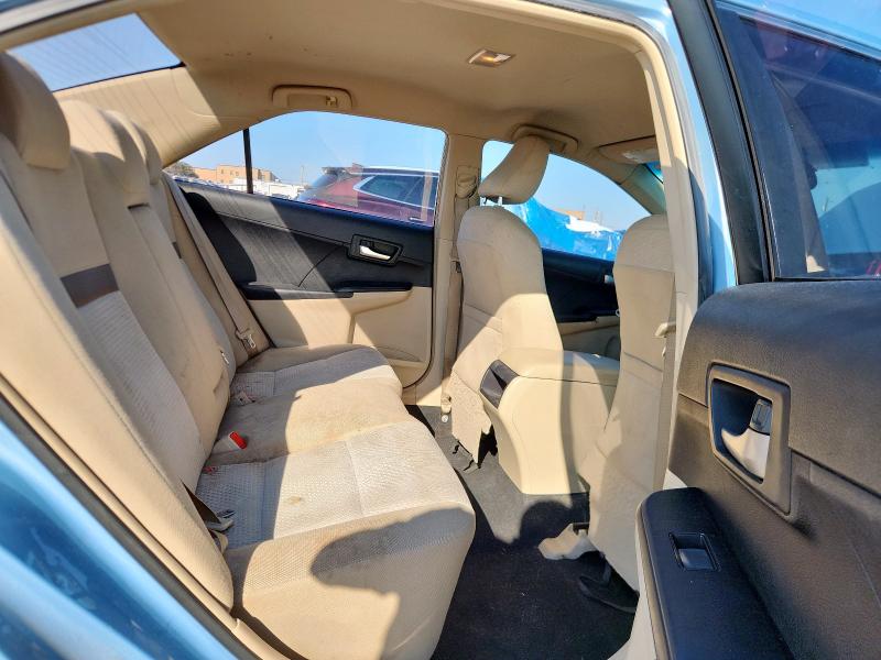 4T4BF1FK6CR173509 - 2012 TOYOTA CAMRY BASE BLUE photo 10