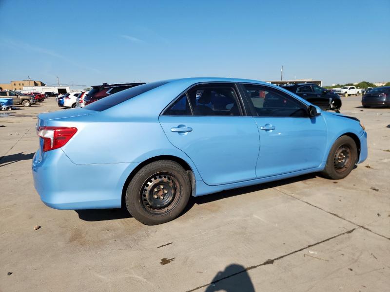 4T4BF1FK6CR173509 - 2012 TOYOTA CAMRY BASE BLUE photo 3