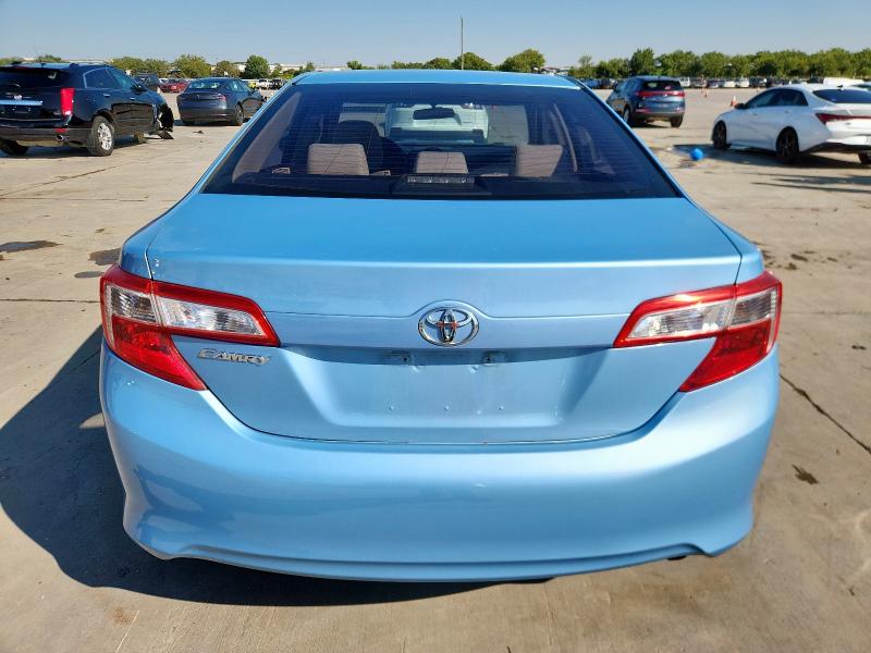 4T4BF1FK6CR173509 - 2012 TOYOTA CAMRY BASE BLUE photo 6