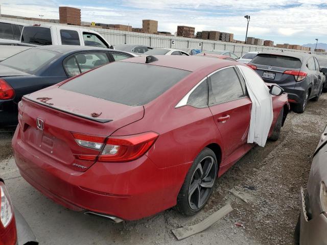 1HGCV1F31NA056537 - 2022 HONDA ACCORD SPORT RED photo 3