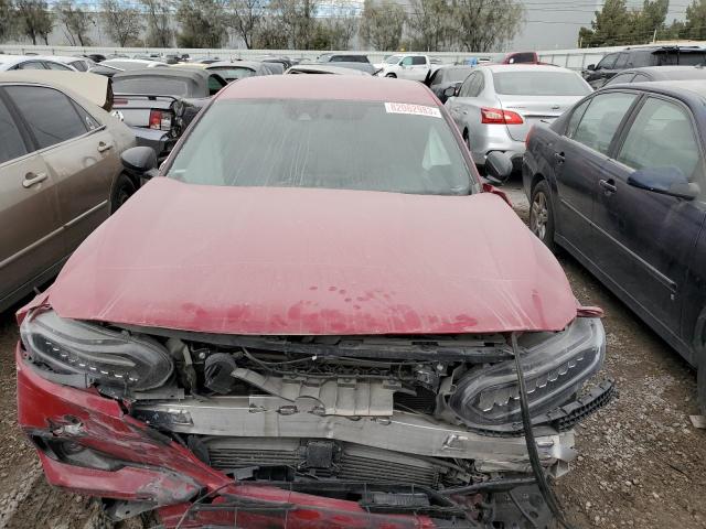 1HGCV1F31NA056537 - 2022 HONDA ACCORD SPORT RED photo 5