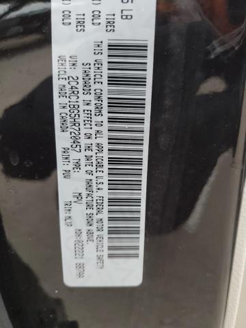 2C4RC1BG5HR720457 - 2017 CHRYSLER PACIFICA TOURING L BLACK photo 14