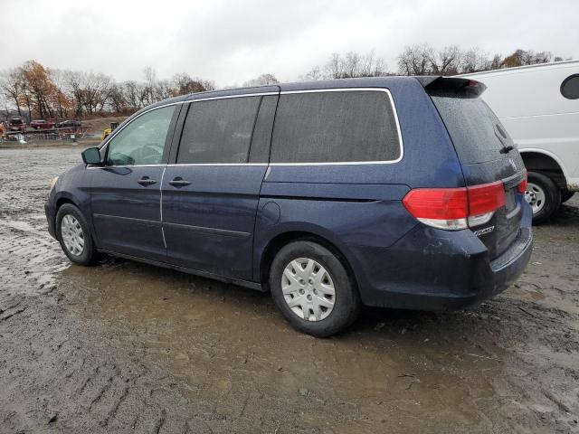 5FNRL38268B051053 - 2008 HONDA ODYSSEY LX BLUE photo 2