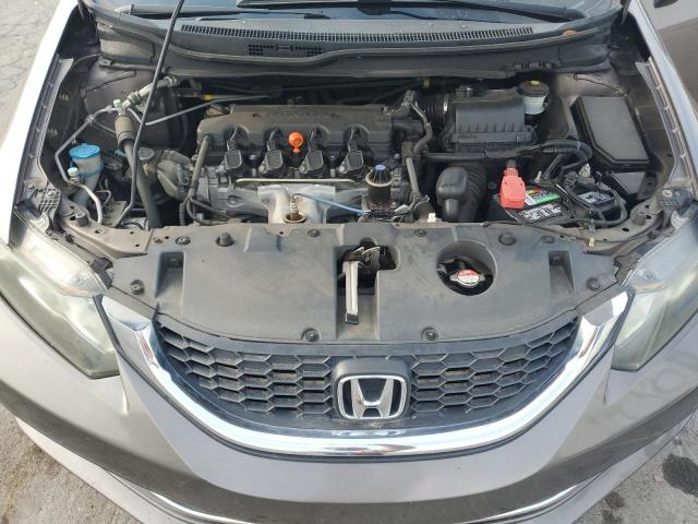 19XFB2F59EE029076 - 2014 HONDA CIVIC LX ნაცრისფერი ფოტო 11