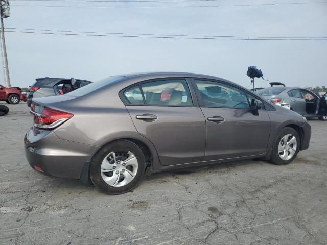 19XFB2F59EE029076 - 2014 HONDA CIVIC LX ნაცრისფერი ფოტო 3