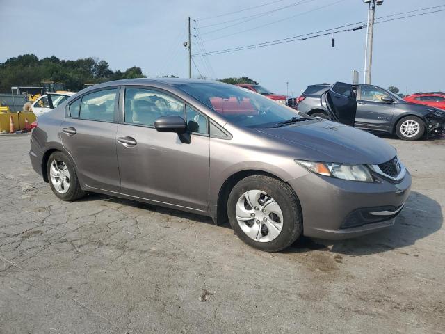 19XFB2F59EE029076 - 2014 HONDA CIVIC LX ნაცრისფერი ფოტო 4