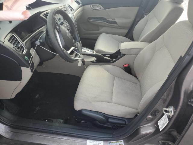 19XFB2F59EE029076 - 2014 HONDA CIVIC LX ნაცრისფერი ფოტო 7