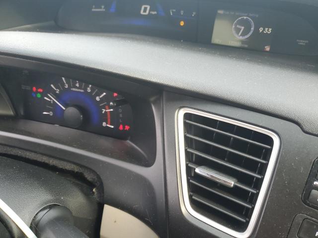 19XFB2F59EE029076 - 2014 HONDA CIVIC LX ნაცრისფერი ფოტო 9