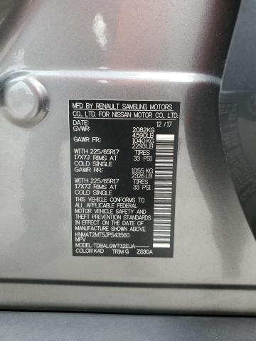 KNMAT2MT5JP543560 - 2018 NISSAN ROGUE S GRAY photo 13