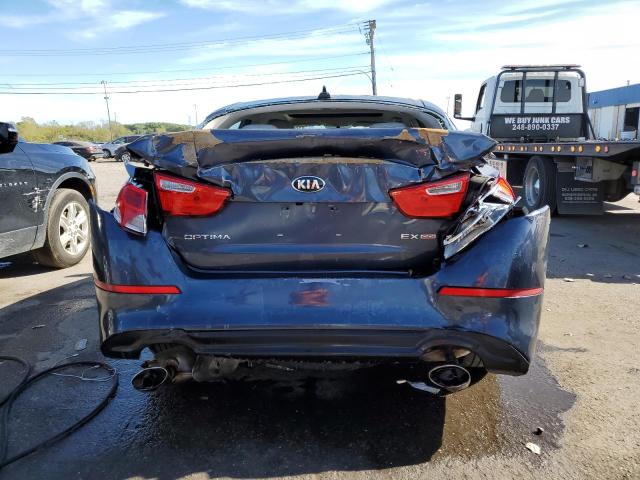 5XXGN4A72FG466006 - 2015 KIA OPTIMA EX BLUE photo 6