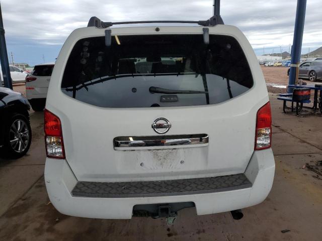 5N1AR18U48C666629 - 2008 NISSAN PATHFINDER S თეთრი ფოტო 6