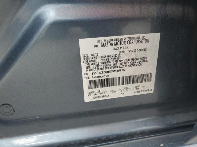 1YVHZ8DH5C5M35735 - 2012 MAZD 6 I 绿色 照片 12