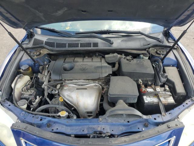 4T1BF3EK0BU767373 - 2011 TOYOTA CAMRY BASE BLUE photo 11