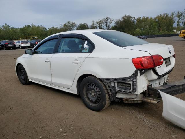 3VW1K7AJ2CM318263 - 2012 VOLKSWAGEN JETTA BASE WHITE photo 2