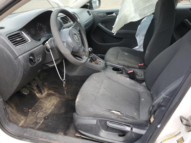 3VW1K7AJ2CM318263 - 2012 VOLKSWAGEN JETTA BASE WHITE photo 7