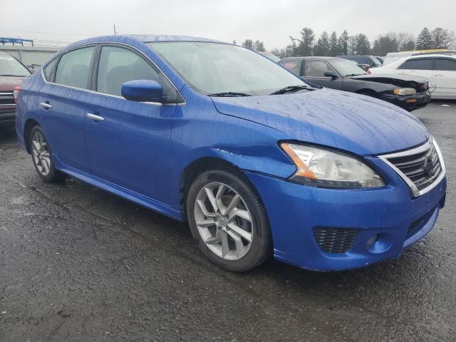 3N1AB7AP5DL713510 - 2013 NISSAN SENTRA S BLUE photo 4